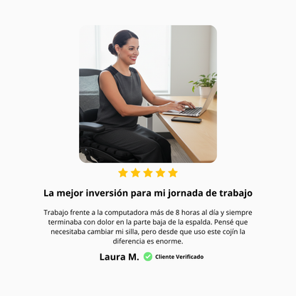 NubeSeat Pro Cojín ergonómico inflable